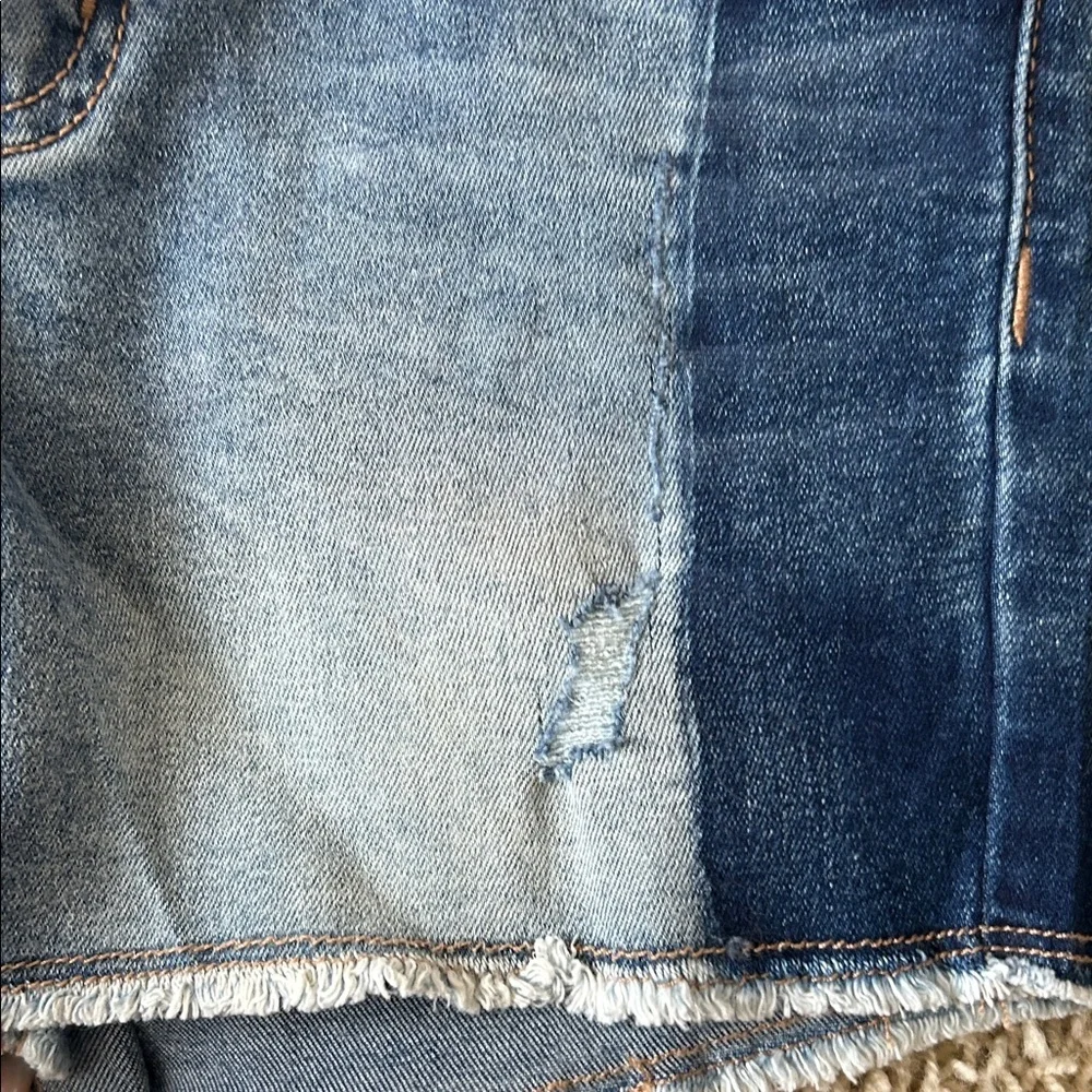 Like new Justice Patchwork Denim Shorts Size 8